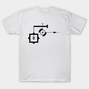 Geometric Tooniefied Design 1 (Light) T-Shirt
